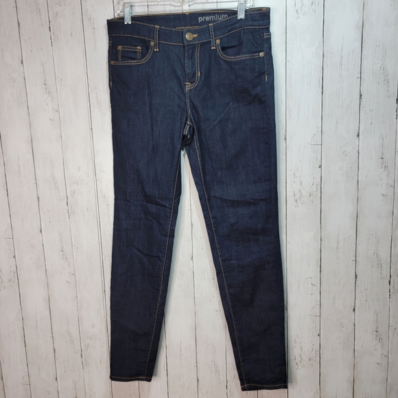 GAP Denim - Gap Women's Dark Wash Premium Super Skinny Jeans Size 10/30 Cotton Stretch Blend